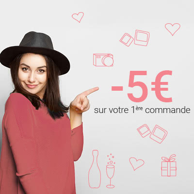 Profitez de notre offre de bienvenue! 5€ de réduction